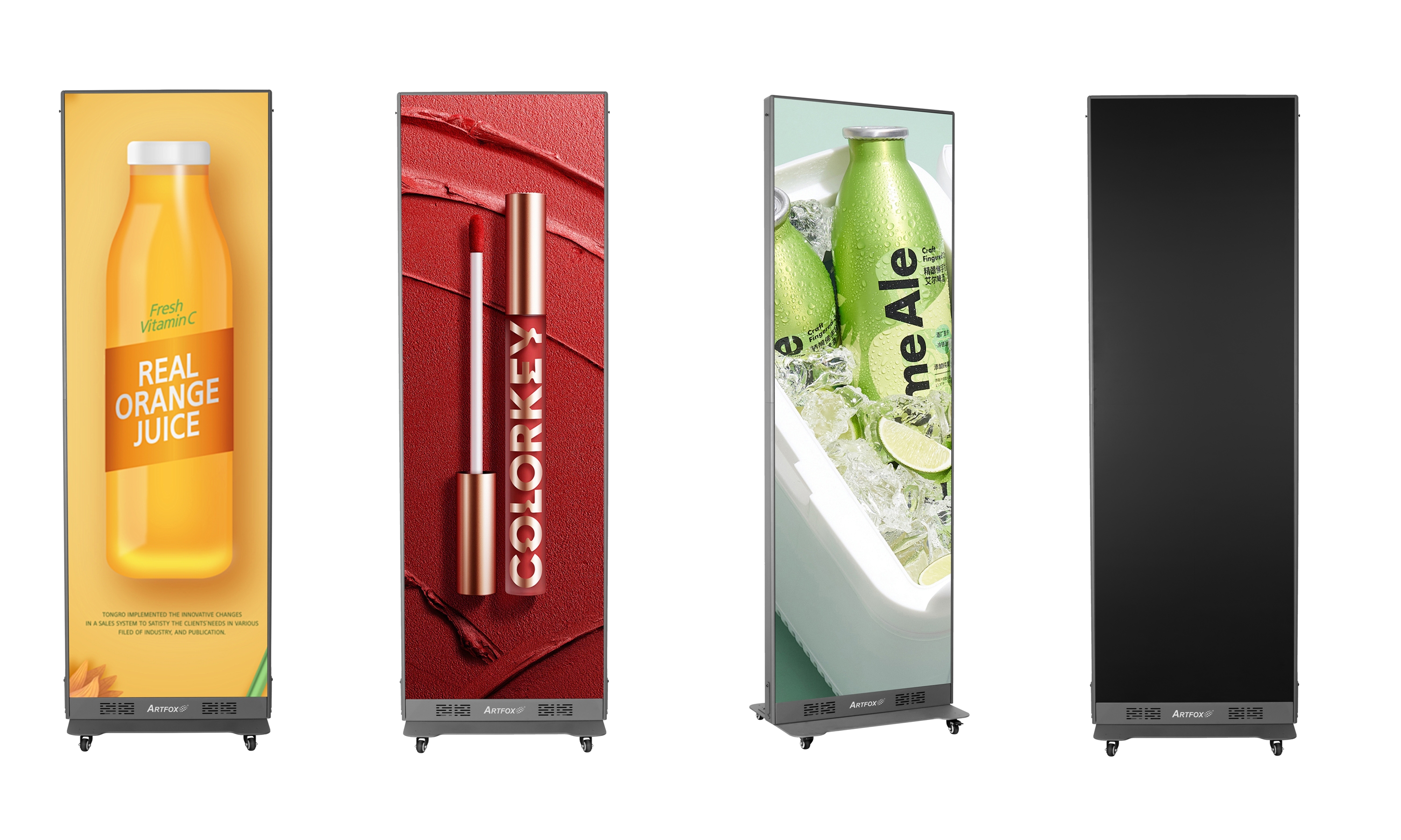 Portable LED Screen:COB technology, Made by 4pcs Xpo P1.53 COB panels<br/><br/>Size: 2.1
